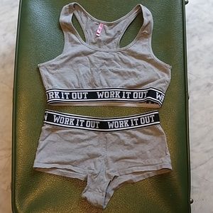 Sports Bra and underwear set